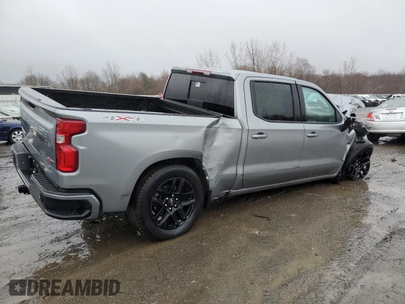 2023 Chevrolet Silverado 1500 RST with VIN 1GCUDEE8XPZ269162, listed as a Copart auction lot 50133325 with Not Provided miles and Salvage Title. Bid and sale history available at DreamBid. Image 3.