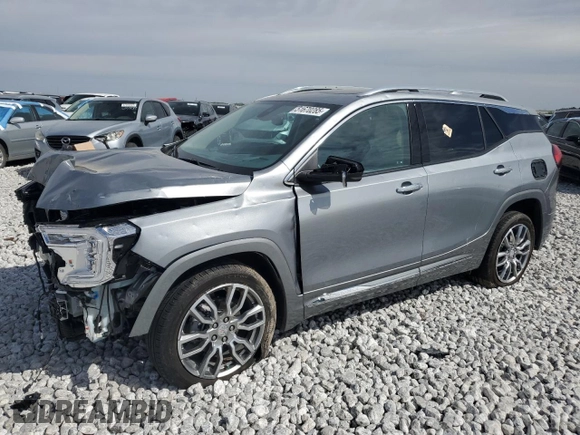 2023 GMC Terrain Denali with VIN 3GKALXEG9PL266418, listed as a Copart auction lot 51670285 with Not provided miles and Salvage title. Bid and sale history available at DreamBid. Image 1.