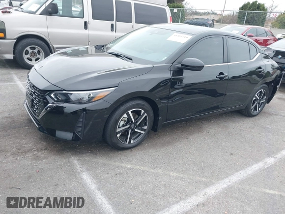 2025 Nissan Sentra SV with VIN 3N1AB8CV1SY243431, listed as a IAAI auction lot 41885210 with 1,325 mi miles and . Bid and sale history available at DreamBid. Image 17.