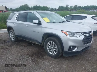 2020 Chevrolet Traverse LT Cloth with VIN 1GNEVGKW4LJ119838, listed as a IAAI auction lot 42618501 with 82,687 mi miles and . Bid and sale history available at DreamBid. Image 1.