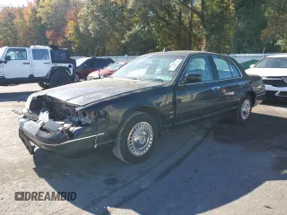 2001 Ford Crown Victoria Police Police Interceptor with VIN 2FAFP71W41X205475, listed as a Copart auction lot 75265194 with 117,633 mi miles and Salvage Title. Bid and sale history available at carsss.com. Image 1.