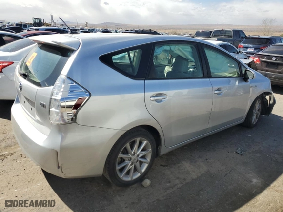 2012 Toyota Prius v Two with VIN JTDZN3EU0C3064466, listed as a Copart auction lot 48358835 with 0 mi miles and Salvage Title. Bid and sale history available at carsss.com. Image 3.