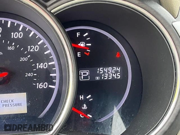 2012 Nissan Murano S with VIN JN8AZ1MW1CW210109, listed as a Copart auction lot 49190345 with 154,924 mi miles and Clean Title. Bid and sale history available at DreamBid. Image 8.