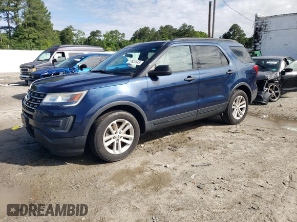 2017 Ford Explorer with VIN 1FM5K7B87HGA85235, listed as a Copart auction lot 57630545 with 148,007 mi miles and Salvage title. Bid and sale history available at DreamBid. Image 1.