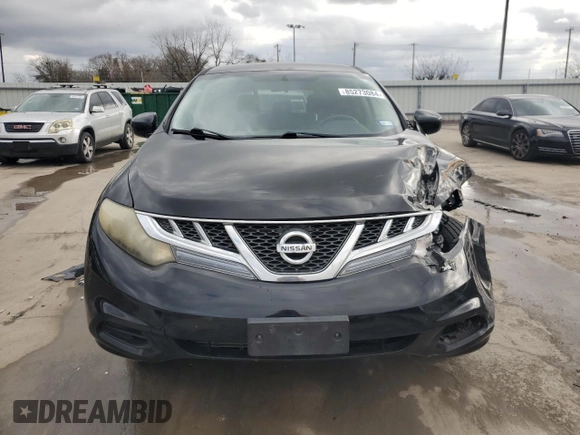 2013 Nissan Murano SV with VIN JN8AZ1MU2DW212435, listed as a Copart auction lot 85273084 with 170,020 mi miles and Salvage title. Bid and sale history available at DreamBid. Image 5.