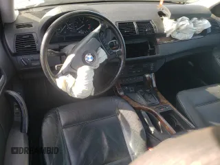 2005 BMW X5 3.0i with VIN 5UXFA13565LY20253, listed as a Copart auction lot 80418664 with 0 mi miles and Salvage Title. Bid and sale history available at carsss.com. Image 8.