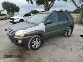 2006 Kia Sportage LX with VIN KNDJF723X67244662, listed as a Copart auction lot 65703545 with 224,754 mi miles and Salvage title. Bid and sale history available at DreamBid. Image 1.