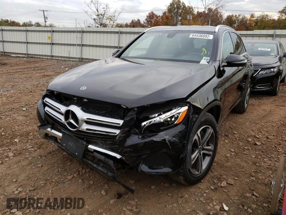 2019 Mercedes-Benz GLC with VIN WDC0G4KB5KV178228, listed as a Copart auction lot 64436882 with 20,711 mi miles. Bid and sale history available at carsss.com. Image 2.