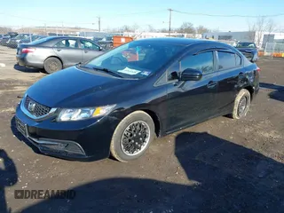 2015 Honda Civic Sedan LX with VIN 19XFB2F55FE295745, listed as a IAAI auction lot 41531838 with 92,655 mi miles. Bid and sale history available at carsss.com. Image 2.