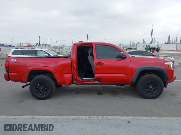 2020 Toyota Tacoma SR with VIN 3TYRX5GNXLT005469, listed as a IAAI auction lot 42267836 with 84,628 mi miles and . Bid and sale history available at DreamBid. Image 6.