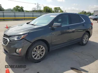 2019 Chevrolet Equinox LT with VIN 3GNAXKEV2KS595307, listed as a Copart auction lot 63050595 with 122,964 mi miles and Salvage title. Bid and sale history available at DreamBid. Image 1.