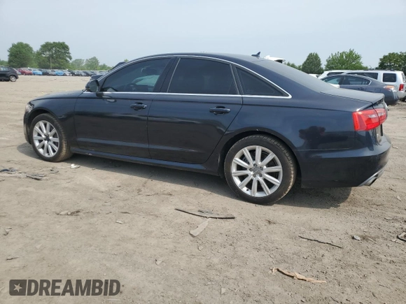 2013 Audi A6 Prestige with VIN WAUHGAFC0DN025962, listed as a Copart auction lot 60725825 with 134,736 mi miles and Clean title. Bid and sale history available at DreamBid. Image 2.