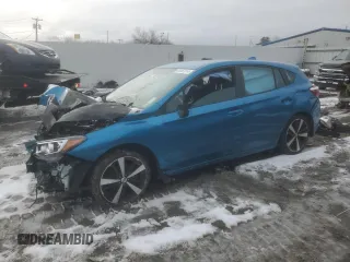 2018 Subaru Impreza Sport with VIN 4S3GTAK61J3721117, listed as a Copart auction lot 83052314 with 0 mi miles and Clean Title. Bid and sale history available at carsss.com. Image 1.