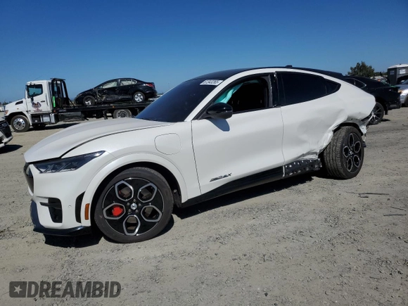 2023 Ford Mustang Mach-E GT with VIN 3FMTK4SE2PMA58332, listed as a Copart auction lot 61343265 with 9,754 mi miles and Salvage title. Bid and sale history available at DreamBid. Image 1.
