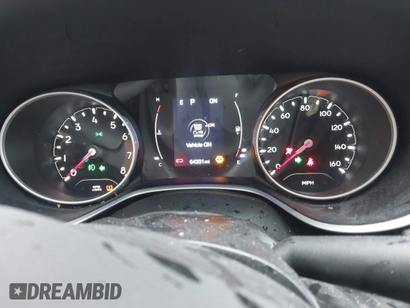 2021 Jeep Compass Freedom with VIN 3C4NJDAB4MT591792, listed as a IAAI auction lot 41580847 with 64,331 mi miles and . Bid and sale history available at carsss.com. Image 7.