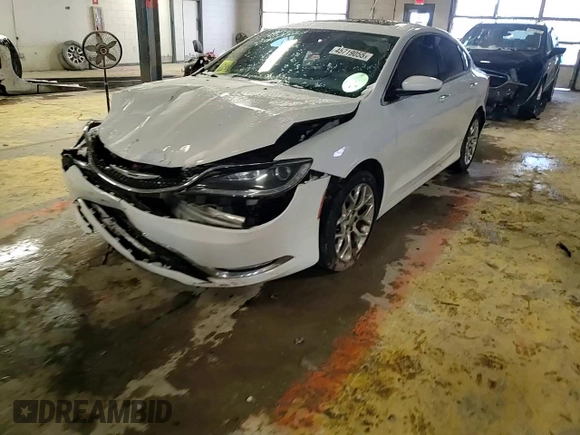2016 Chrysler 200 C with VIN 1C3CCCEG8GN130783, listed as a Copart auction lot 45719055 with 0 mi miles and Salvage Title. Bid and sale history available at carsss.com. Image 10.