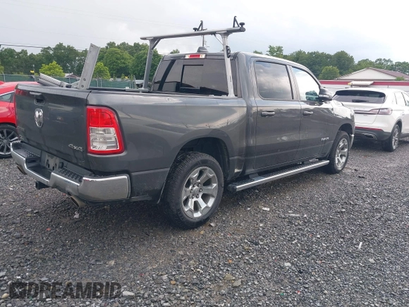 2022 Ram 1500 Big Horn with VIN 1C6SRFFTXNN379092, listed as a IAAI auction lot 42587951 with 172,243 mi miles and . Bid and sale history available at DreamBid. Image 4.