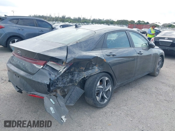 2023 Hyundai Elantra SEL with VIN 5NPLS4AG6PH112289, listed as a IAAI auction lot 41611466 with 56,084 mi miles and . Bid and sale history available at DreamBid. Image 6.