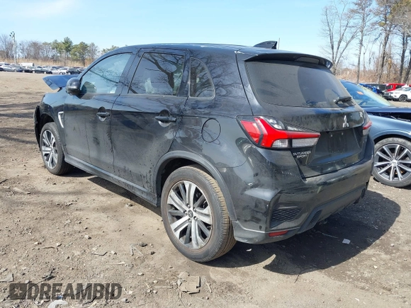 2021 Mitsubishi Outlander ES with VIN JA4ARUAU2MU018656, listed as a IAAI auction lot 41795367 with 74,943 mi miles and . Bid and sale history available at DreamBid. Image 3.