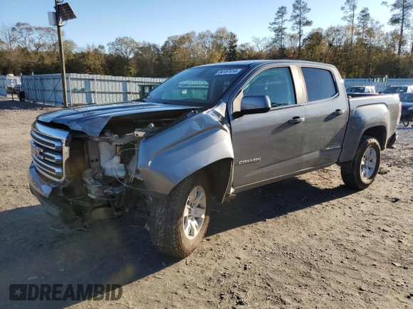 2018 GMC Canyon 2WD SLE z VIN 1GTG5CEN3J1260538, wystawiony jako Copart lot #84157414 z przebiegiem 135 488 mil mil oraz Szkoda całkowita • Salvage title. Historia ofert i sprzedaży dostępna na DreamBid. Obrazek 1.