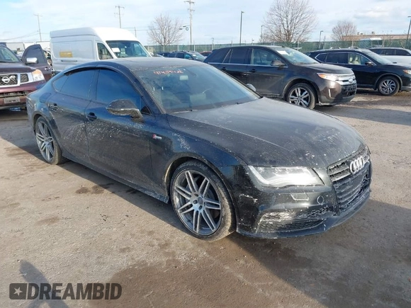 2014 Audi A7 3.0 Prestige with VIN WAU2GAFC6EN030266, listed as a IAAI auction lot 41439486 with 160,917 mi miles. Bid and sale history available at carsss.com. Image 1.