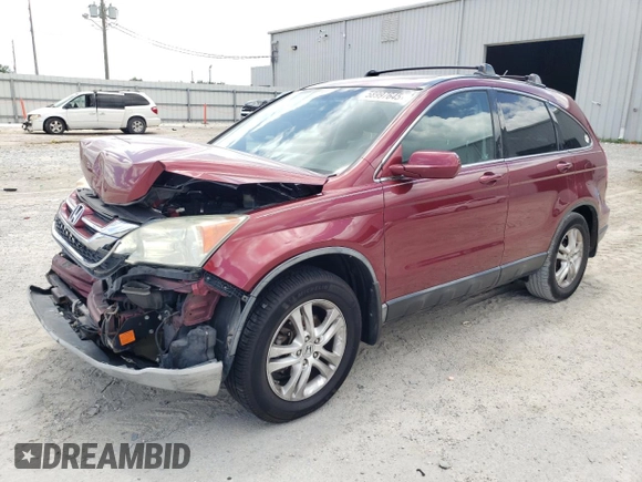 2011 Honda CR-V EX-L z VIN 5J6RE4H74BL046864, wystawiony jako Copart lot #58997645 z przebiegiem 200 123 mil mil oraz Szkoda całkowita • Salvage title. Historia ofert i sprzedaży dostępna na DreamBid. Obrazek 1.