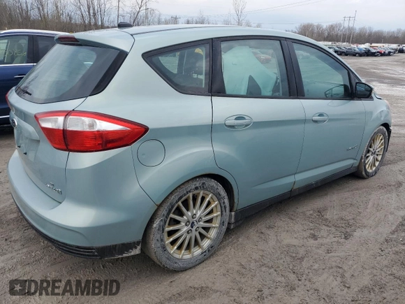 2014 Ford C-Max SE with VIN 1FADP5AU6EL506133, listed as a Copart auction lot 53621595 with 129,874 mi miles and Salvage Title. Bid and sale history available at carsss.com. Image 3.