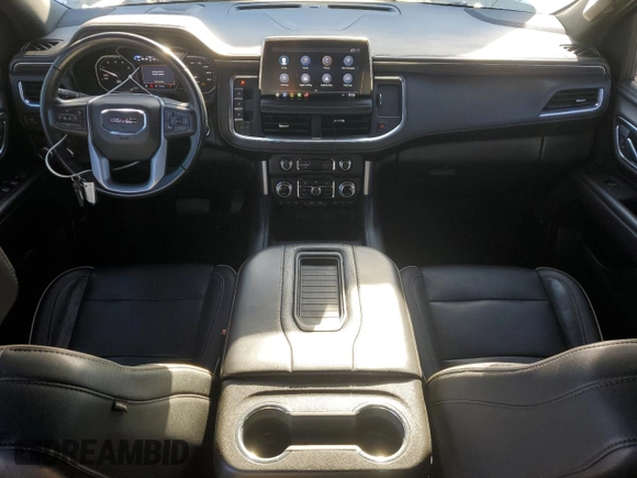 2021 GMC Yukon XL SLT with VIN 1GKS1GKD4MR252032, listed as a Copart auction lot 41763845 with 81,720 mi miles and Salvage Title. Bid and sale history available at carsss.com. Image 8.