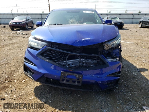 2020 Acura RDX w/A-Spec Pkg with VIN 5J8TC2H6XLL017658, listed as a Copart auction lot 65168643 with 33,499 mi miles. Bid and sale history available at carsss.com. Image 5.