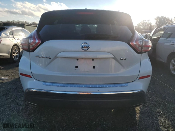 2015 Nissan Murano SV with VIN 5N1AZ2MG2FN208076, listed as a Copart auction lot 81665004 with 154,983 mi miles and Salvage Title. Bid and sale history available at carsss.com. Image 6.