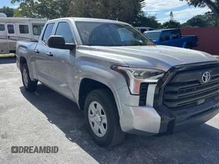 2022 Toyota Tundra SR with VIN 5TFKB5AA7NX016492, listed as a Copart auction lot 53257685 with 16,896 mi miles and Clean title. Bid and sale history available at DreamBid. Image 1.