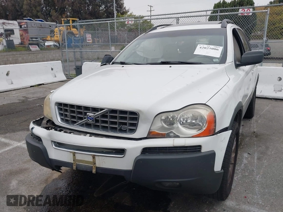 2005 Volvo XC90 with VIN YV1CZ852551207541, listed as a IAAI auction lot 42025006 with 172,950 mi miles and . Bid and sale history available at DreamBid. Image 12.