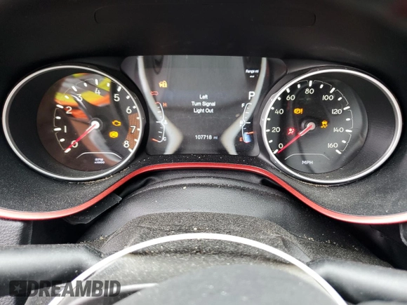 2018 Jeep Compass Trailhawk z VIN 3C4NJDDB4JT147867, wystawiony jako Copart lot #55981295 z przebiegiem 107 718 mil mil oraz Szkoda całkowita • Salvage title. Historia ofert i sprzedaży dostępna na DreamBid. Obrazek 9.