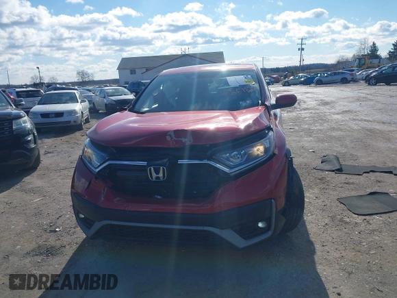 2020 Honda CR-V EX with VIN 2HKRW2H50LH657437, listed as a IAAI auction lot 41589820 with 90,972 mi miles. Bid and sale history available at carsss.com. Image 12.