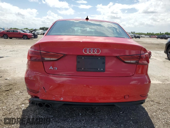 2019 Audi A3 Sedan Premium with VIN WAUAUGFF6KA089757, listed as a Copart auction lot 57540234 with 38,718 mi miles and Salvage Title. Bid and sale history available at carsss.com. Image 6.