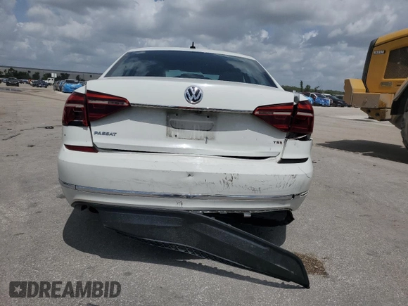 2017 Volkswagen Passat S with VIN 1VWAT7A3XHC070156, listed as a Copart auction lot 59596505 with 202,446 mi miles and Salvage title. Bid and sale history available at DreamBid. Image 6.