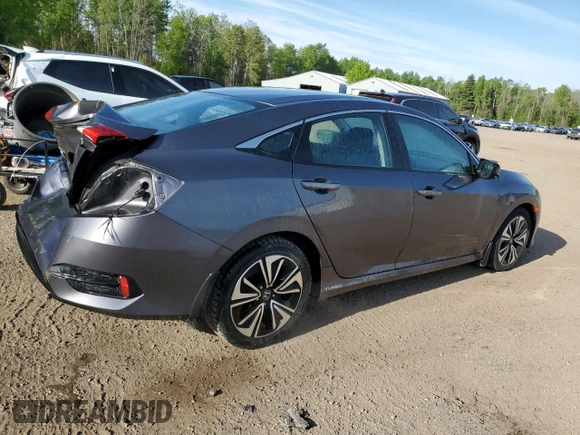 2016 Honda Civic EX-T with VIN 2HGFC1F44GH114785, listed as a Copart auction lot 57383755 with 168,529 mi miles and Salvage title. Bid and sale history available at DreamBid. Image 3.