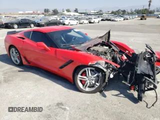 2017 Chevrolet Corvette 1LT with VIN 1G1YB2D7XH5101361, listed as a Copart auction lot 72974154 with 0 mi miles and Salvage Title. Bid and sale history available at carsss.com. Image 4.