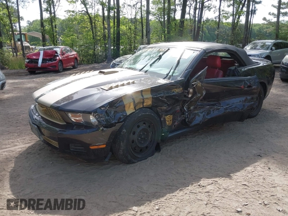 2012 Ford Mustang V6 with VIN 1ZVBP8EM4C5203282, listed as a IAAI auction lot 42133833 with 87,244 mi miles and . Bid and sale history available at DreamBid. Image 18.