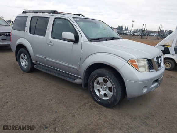 2006 Nissan Pathfinder SE with VIN 5N1AR18U46C604709, listed as a IAAI auction lot 41735976 with 123,548 mi miles. Bid and sale history available at carsss.com. Image 1.