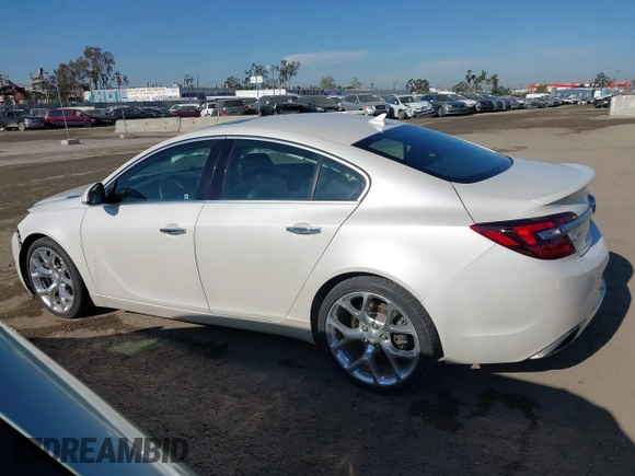 2014 Buick Regal GS with VIN 2G4GT5GX9E9253302, listed as a IAAI auction lot 42012519 with 101,692 mi miles. Bid and sale history available at carsss.com. Image 15.