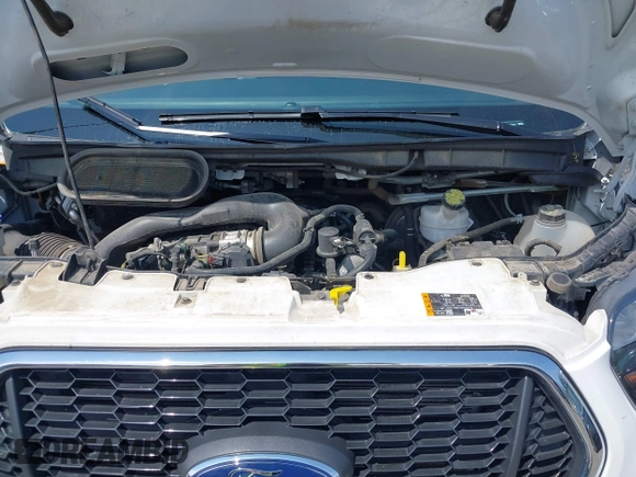 2023 Ford Transit Passenger XL with VIN 1FBAX2Y87PKA89557, listed as a IAAI auction lot 42580341 with 34,151 mi miles and . Bid and sale history available at DreamBid. Image 10.