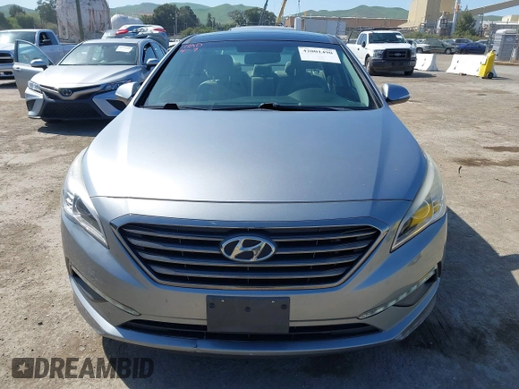 2015 Hyundai Sonata Limited with VIN 5NPE34AF1FH100238, listed as a IAAI auction lot 42001490 with 96,382 mi miles and . Bid and sale history available at carsss.com. Image 12.
