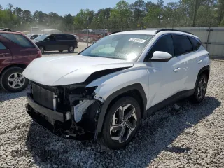 2022 Hyundai Tucson SEL with VIN 5NMJF3AE2NH005982, listed as a Copart auction lot 52438945 with 52,636 mi miles and Salvage Title. Bid and sale history available at carsss.com. Image 1.