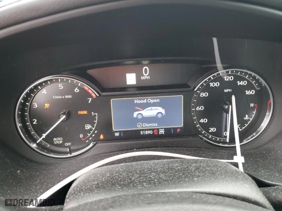 2020 Cadillac XT4 AWD Premium Luxury with VIN 1GYFZDR40LF123368, listed as a Copart auction lot 44028025 with 51,890 mi miles and Salvage Title. Bid and sale history available at carsss.com. Image 9.