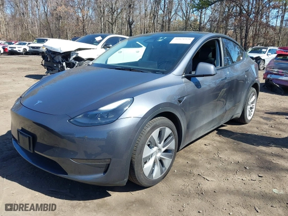 2023 Tesla Model Y Long Range with VIN 7SAYGDEEXPA175104, listed as a IAAI auction lot 41821928 with 52,791 mi miles. Bid and sale history available at carsss.com. Image 20.