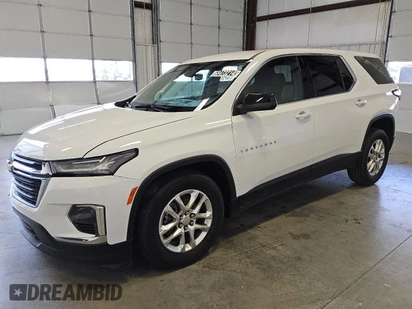 2023 Chevrolet Traverse LS with VIN 1GNERFKW7PJ231053, listed as a Copart auction lot 68473214 with 37,012 mi miles and Clean Title. Bid and sale history available at carsss.com. Image 1.
