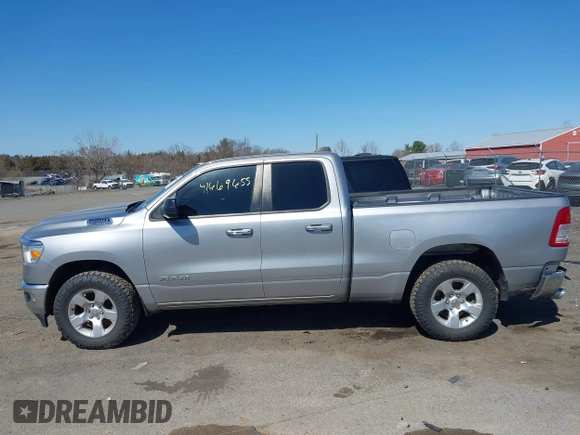 2020 Ram 1500 Big Horn with VIN 1C6SRFBTXLN165027, listed as a IAAI auction lot 41669655 with 62,341 mi miles. Bid and sale history available at carsss.com. Image 14.