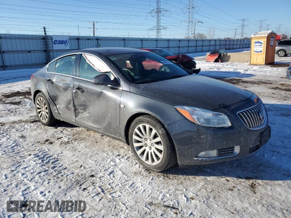 2011 Buick Regal CXL RL2 z VIN 2G4GP5EC4B9186785, wystawiony jako Copart lot #46081565 z przebiegiem 81 880 mil mil oraz Szkoda całkowita • Salvage title. Historia ofert i sprzedaży dostępna na DreamBid. Obrazek 4.
