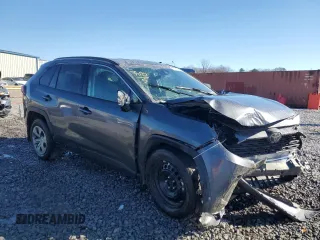 2020 Toyota RAV4 LE with VIN 2T3H1RFV7LC083791, listed as a Copart auction lot 85897254 with 46,797 mi miles and Salvage Title. Bid and sale history available at carsss.com. Image 4.